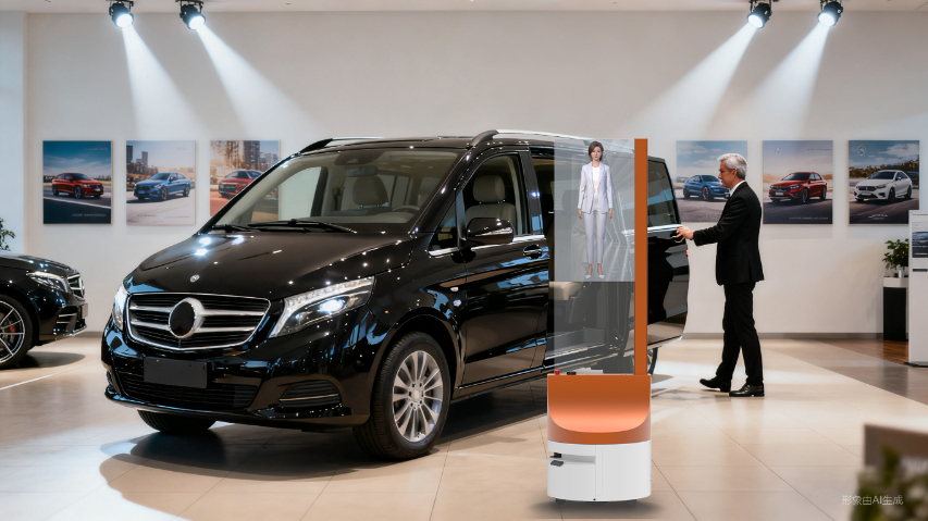 商場oled透明屏數(shù)字人交互一體機(jī)推薦,oled透明屏