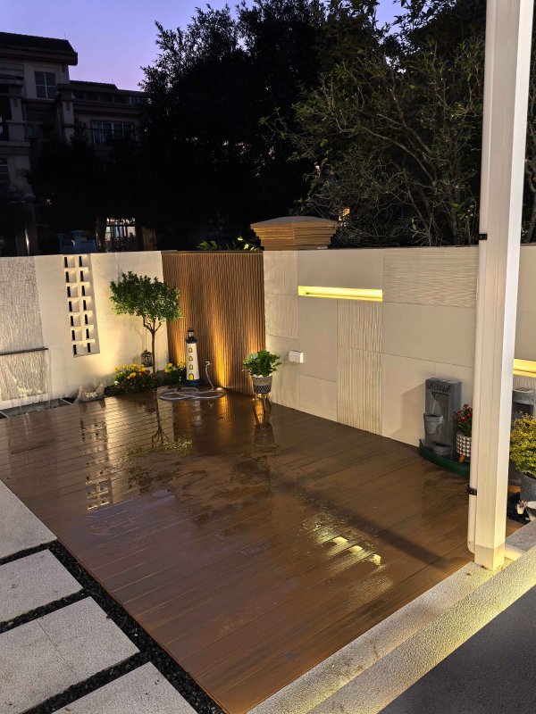 廣州市番禺雅居樂李總別墅花園完工效果