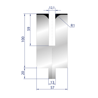 3175 - Flattening hemming tools 24°