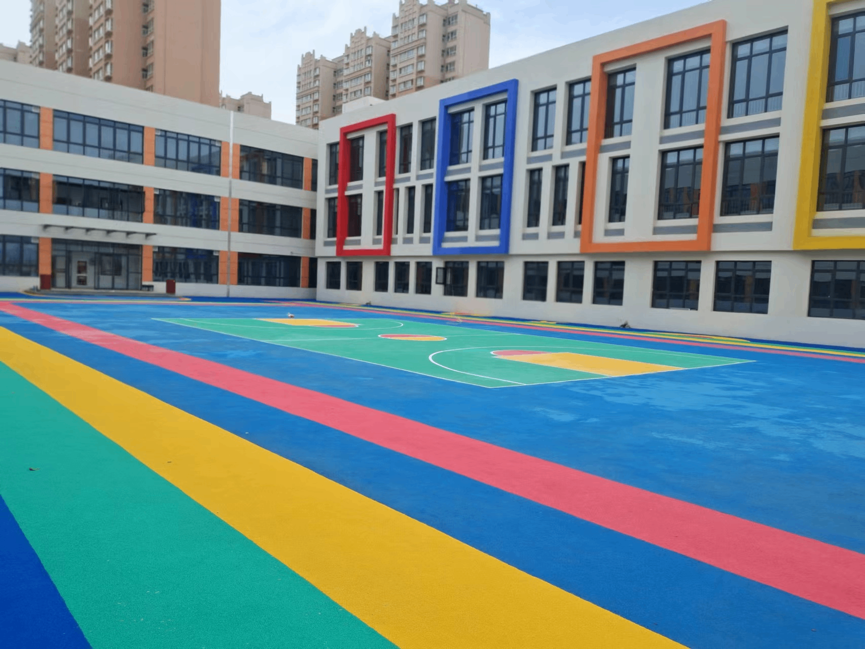 寶雞市2700方EPDM場地