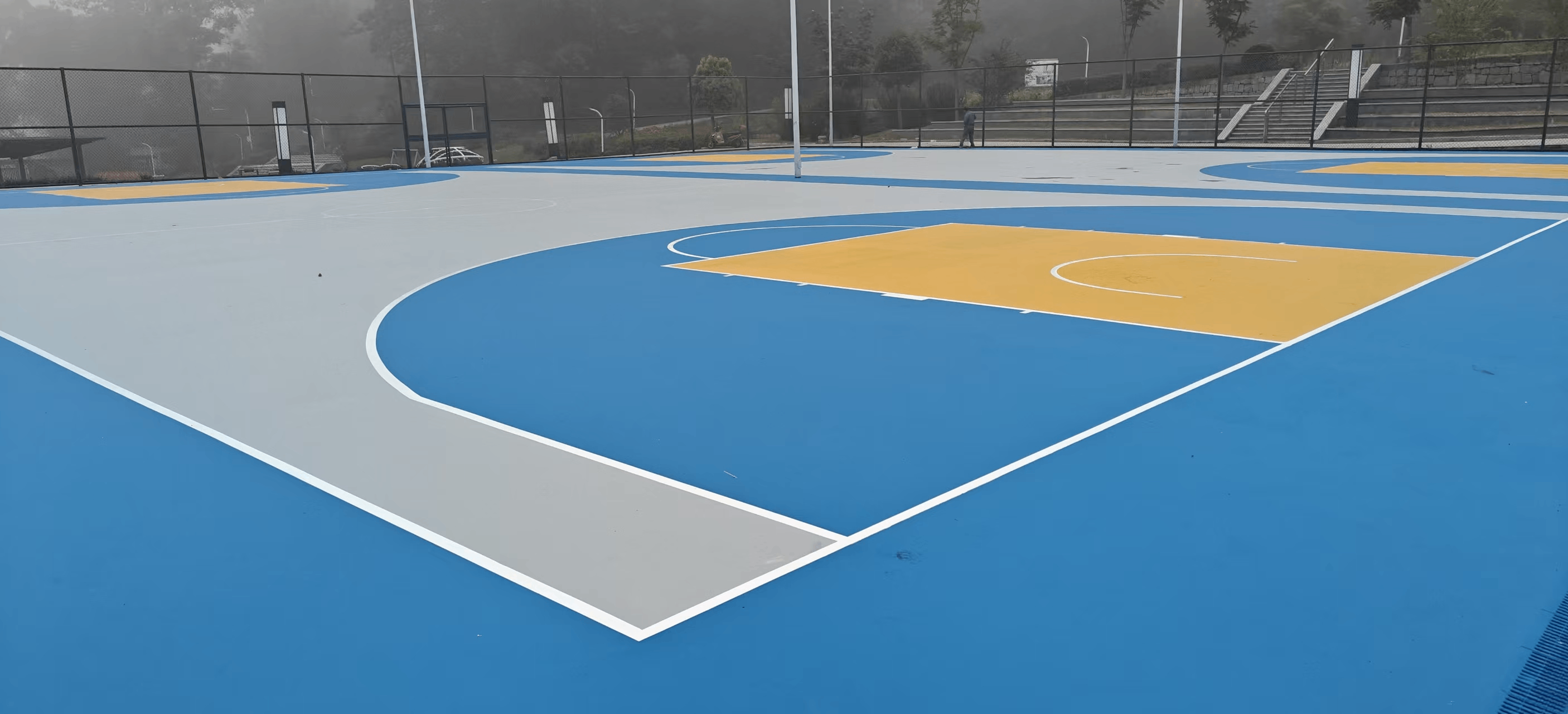 安徽硅PU籃球場