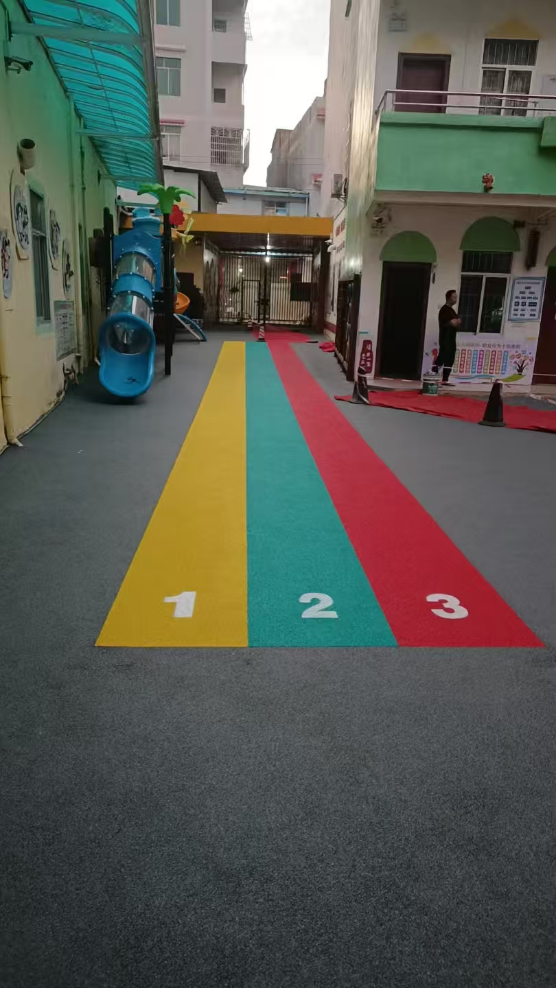 廣西玉林幼兒園EPDM地面