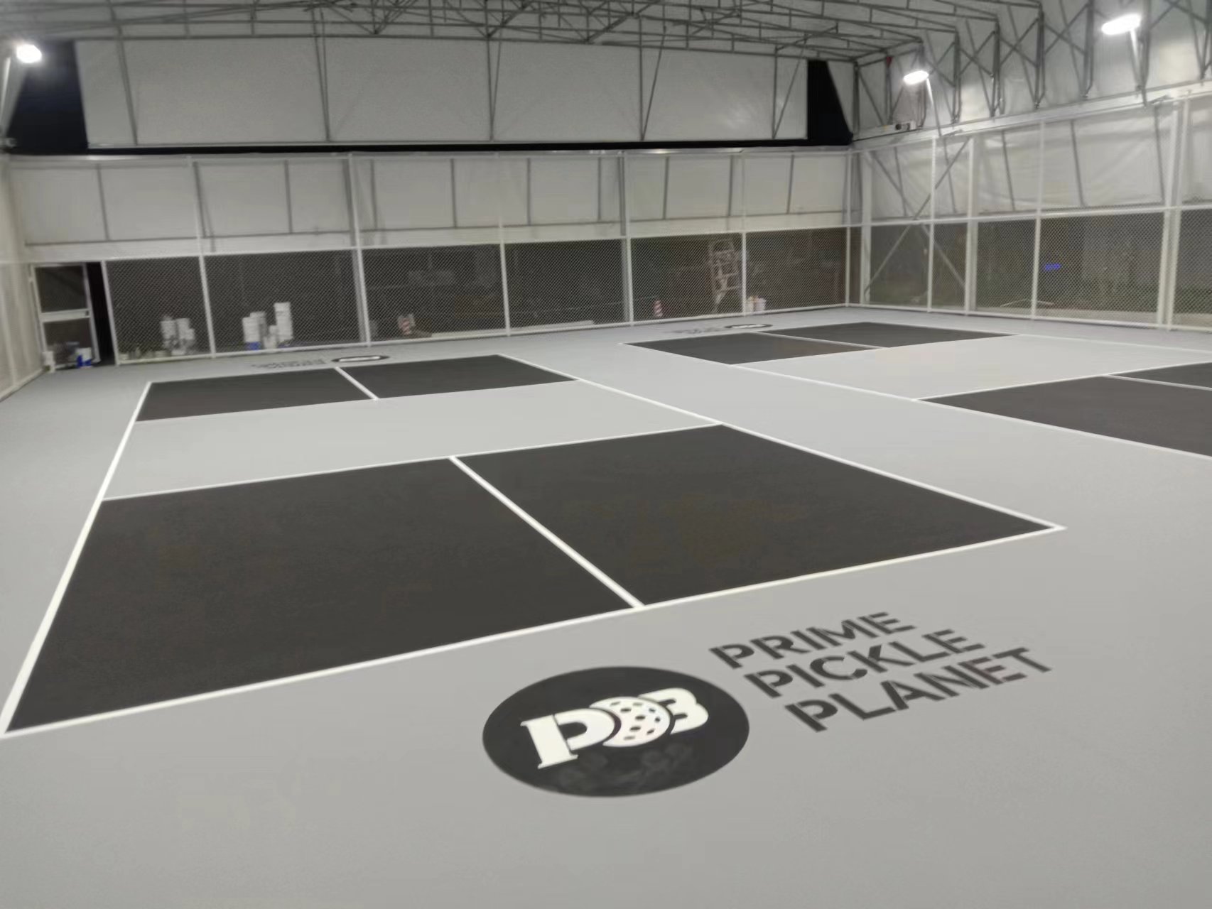 廣州黃埔區(qū)硬地丙烯酸匹克球場完工