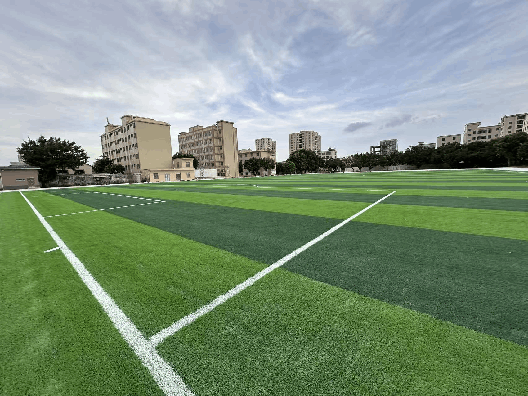 湛江新民中學(xué)人造草坪足球場