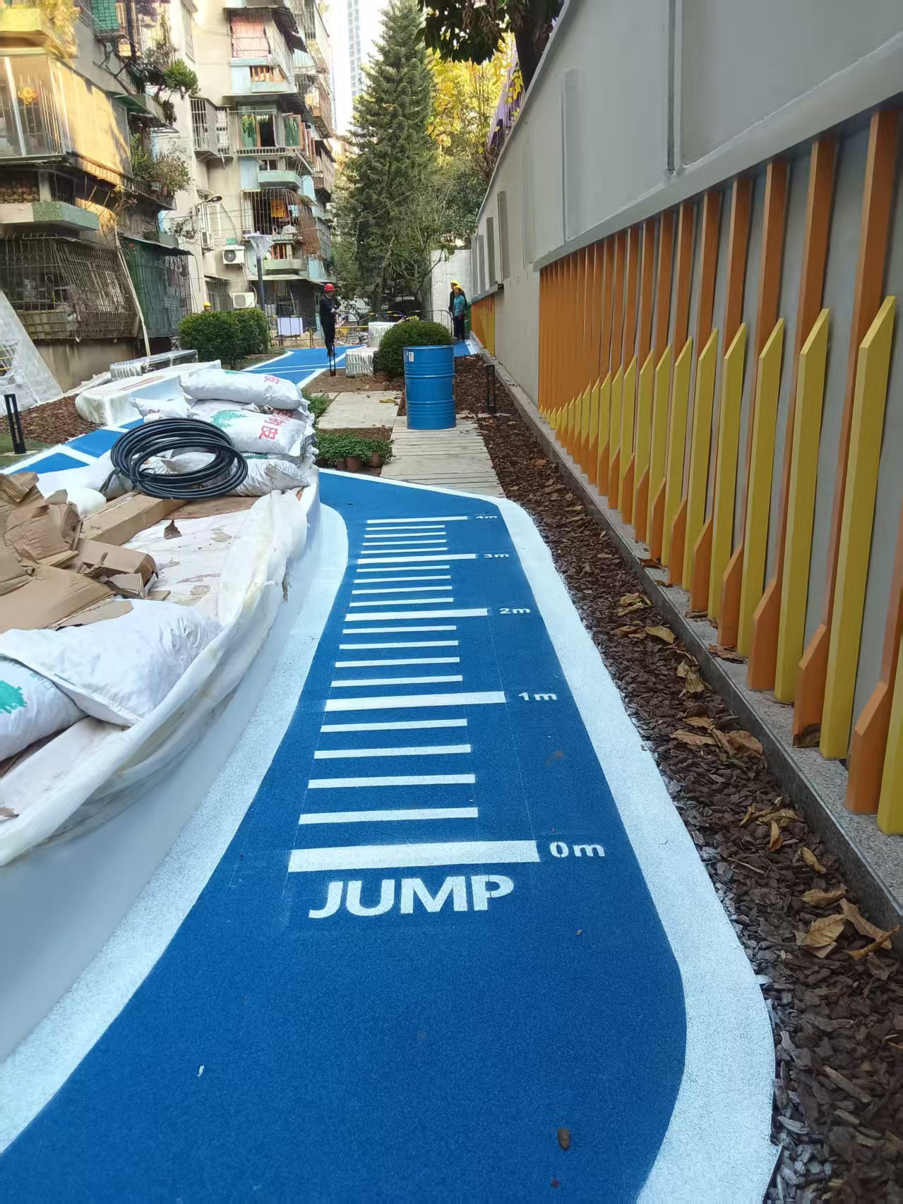 廣州海珠區(qū)小區(qū)EPDM跑道