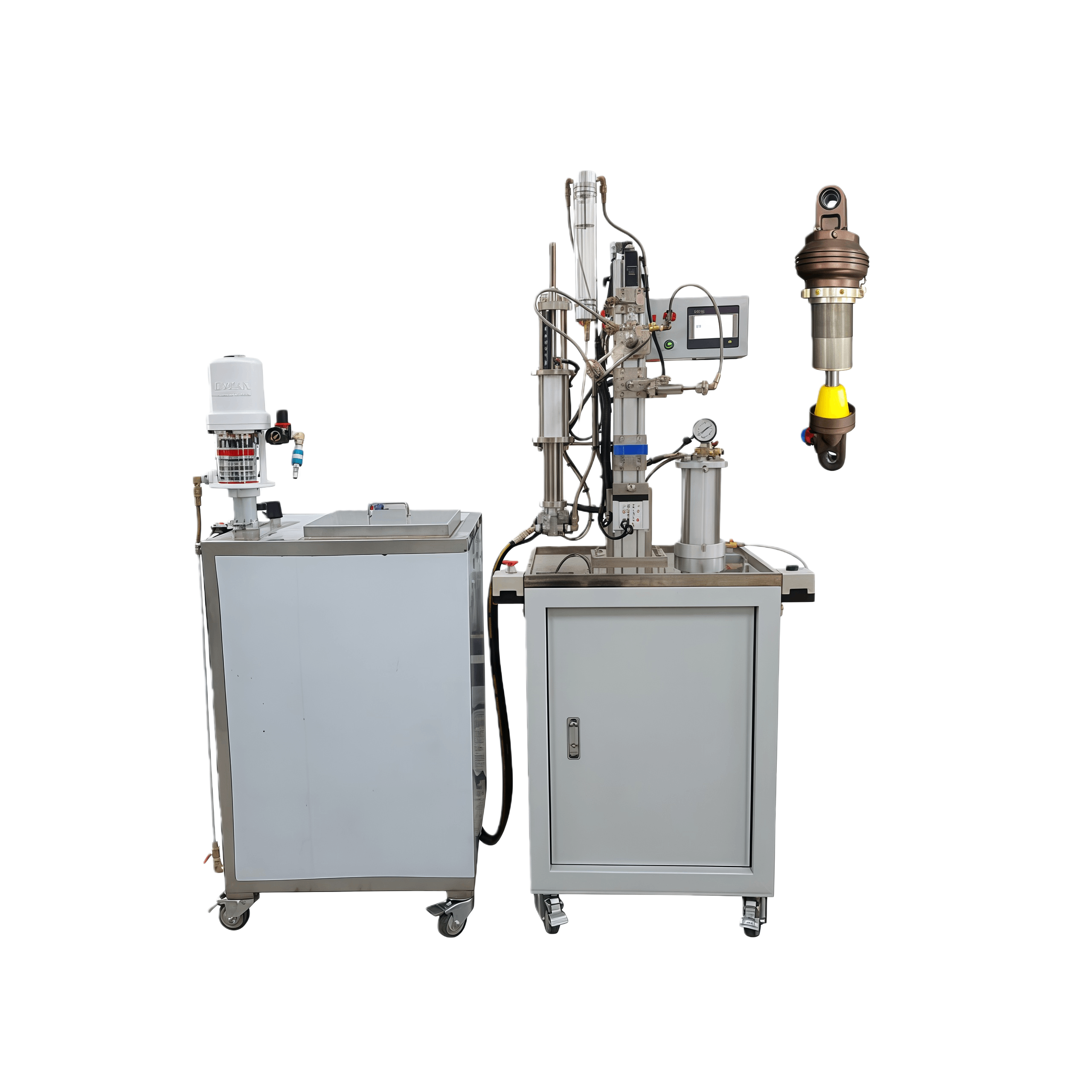 避震器、減震器抽真空液態(tài)油定量注油涂脂灌油機(jī)組