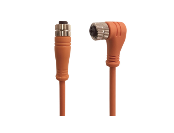 連接器 M12系列 EURO 型 直頭/彎頭連接線