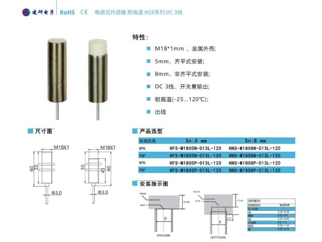 无线红外测温传感器,温度传感器