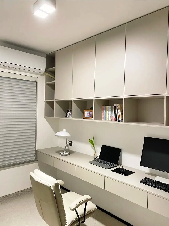電腦桌書柜