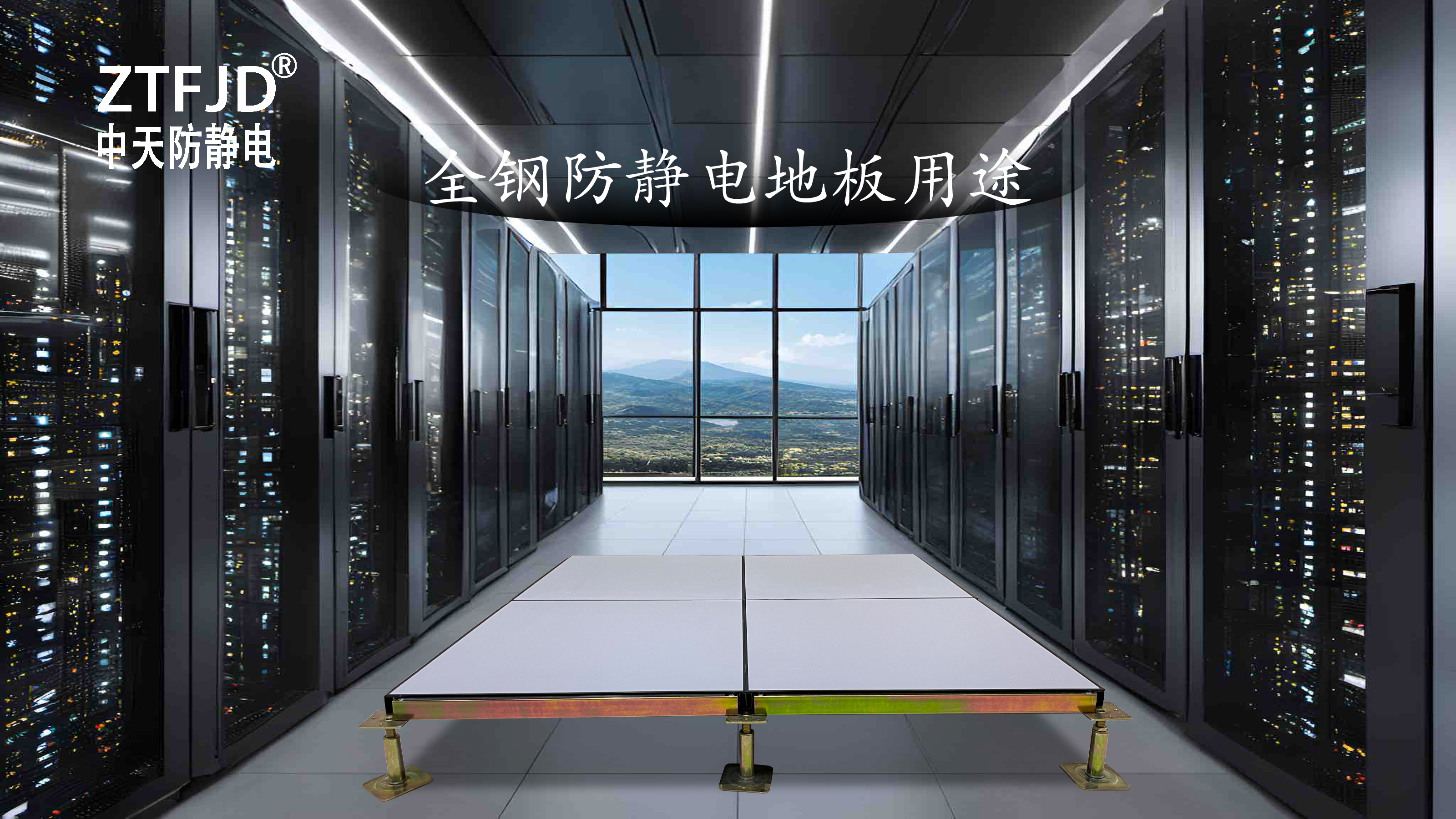 全鋼防靜電地板用途