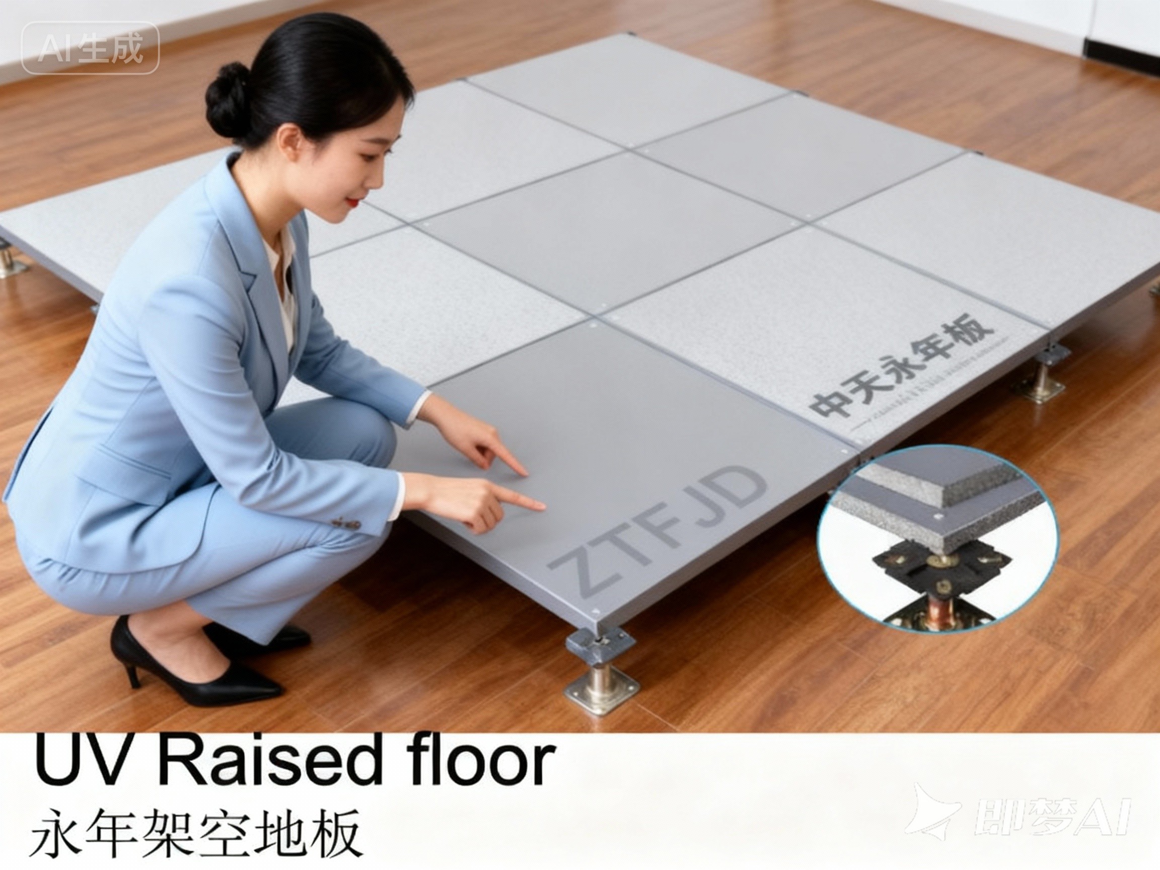 中天永年板替代傳統OA網絡地板