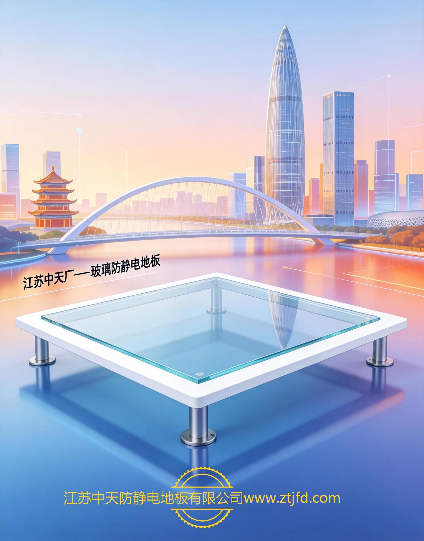 定制夾膠玻璃防靜電地板配置參數(shù)10+10mm
