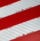 3M? 823i 棱鏡級柔性車身紅白色反光膜