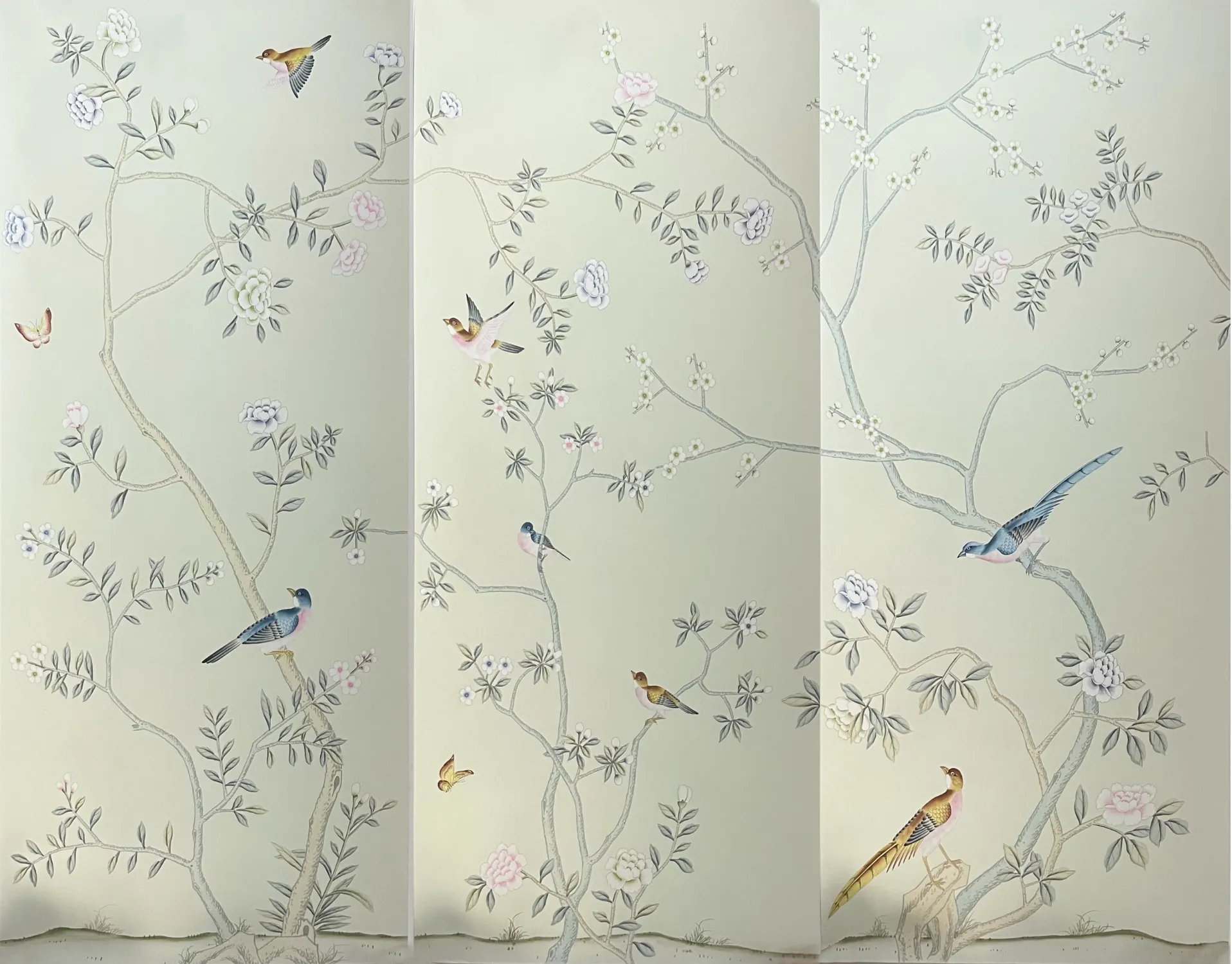  hand-painted wallpaper