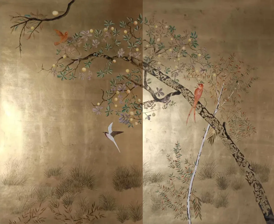 luxury silk wallpaper