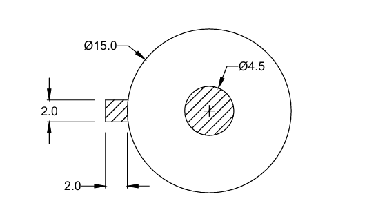 C:\Users\DCDZ\Desktop\測(cè)試報(bào)告\智能卡專用蜂鳴器測(cè)試報(bào)告\智能卡專用蜂鳴器DC15N100-P\DC15N100-P焊盤尺寸.pngDC15N100-P焊盤尺寸