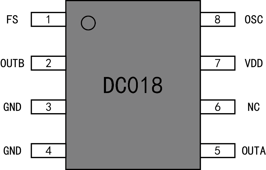 C:/Users/DCDZ/Desktop/網(wǎng)站搭建/芯片示意圖/DC018/DC018 SOP-8.pngDC018 SOP-8