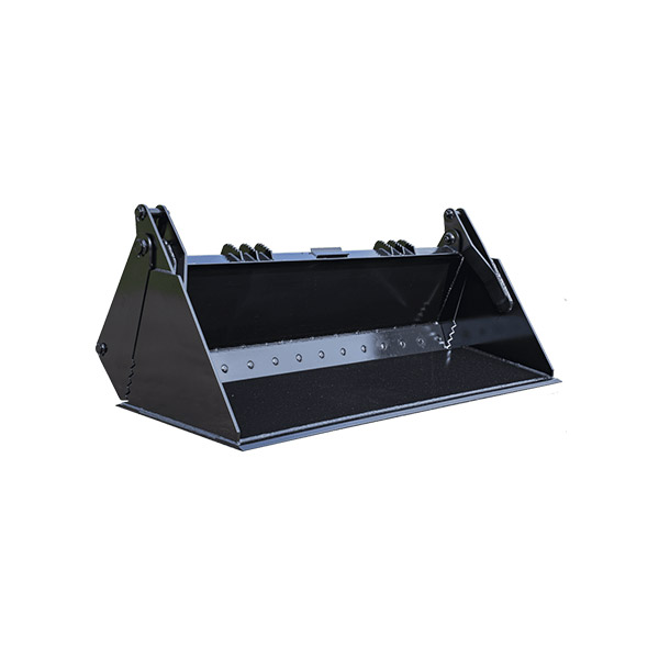 tilting skid steer bucket
