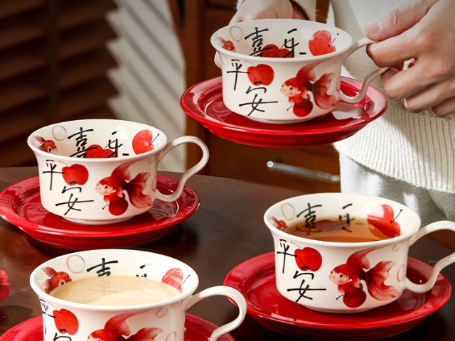 湖南复古陶瓷茶具,陶瓷茶具