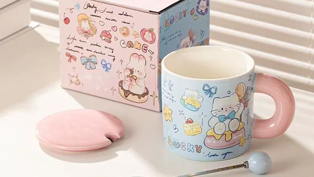 遼寧陶瓷杯具三人,陶瓷杯具