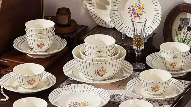 江西休閑陶瓷杯具套裝,陶瓷杯具