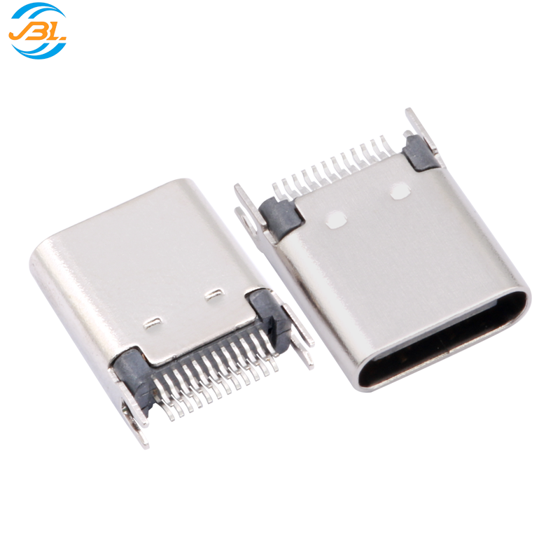 TYPE C 24PIN 夹板式1.0 短体9.3 JBL-104015203_东莞市金比莱五金塑胶科技有限公司