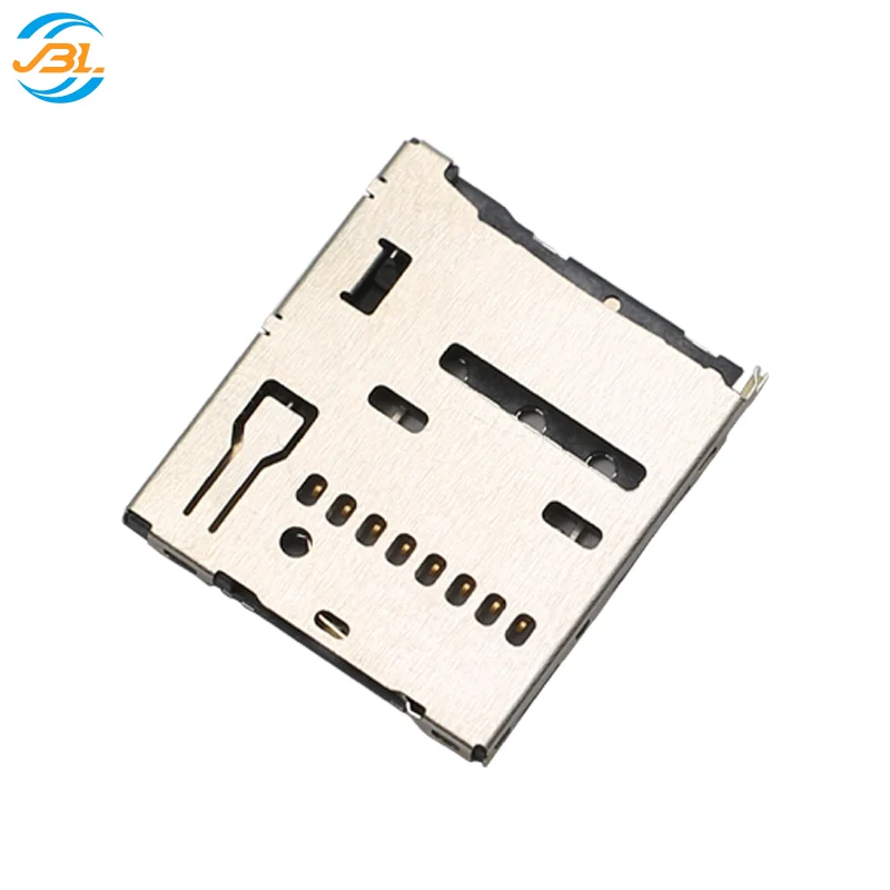 超薄MICRO SD PUSH PUSH H1.25自弹式卡座 卡槽JBL-102316832_东莞市金比莱五金塑胶科技有限公司