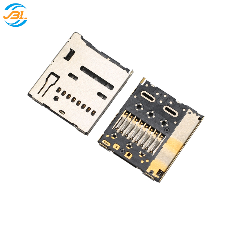 超薄MICRO SD PUSH PUSH H1.25自弹式卡座 卡槽JBL-102316832_东莞市金比莱五金塑胶科技有限公司