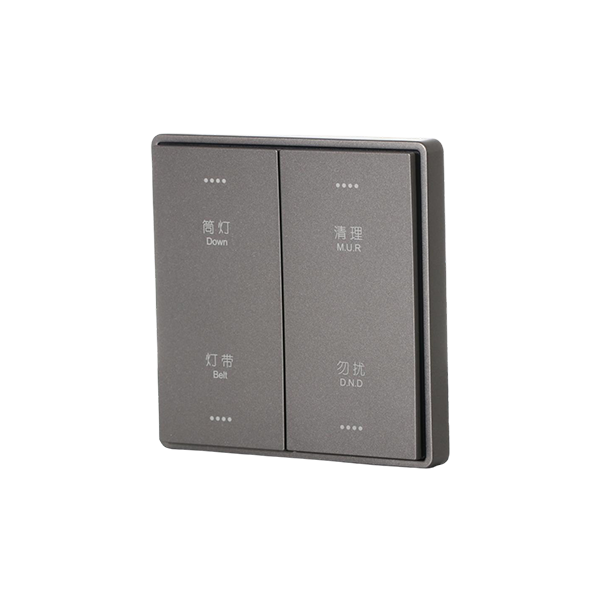 E6 四位酒店大板輕觸開關(guān)
