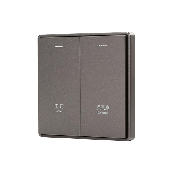 E6 二位酒店大板輕觸開關