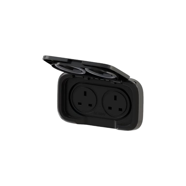 英式兩位AC防水車載插座 3700W 大功率 AC 插座 | IP6K9K 防護(hù) | 兼容 英標(biāo)BS 1363 | CNNS 認(rèn)證
