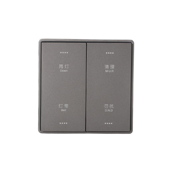 E6 四位酒店大板輕觸開關(guān)