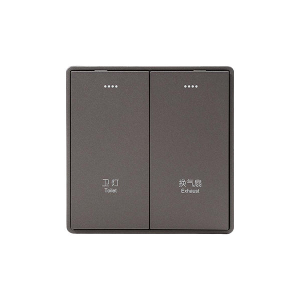 E6 二位酒店大板輕觸開關