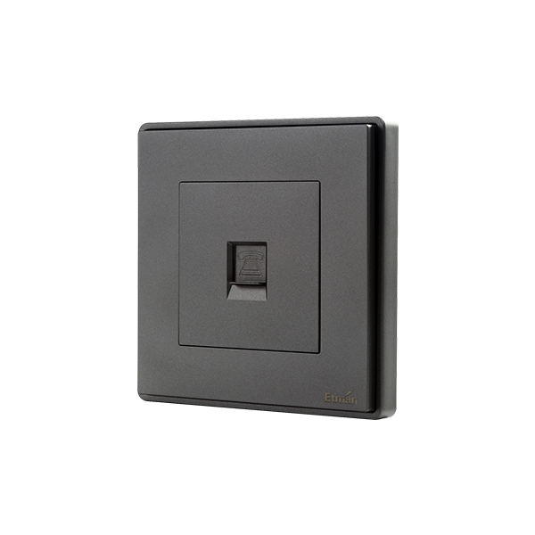 E6 一位電話插座