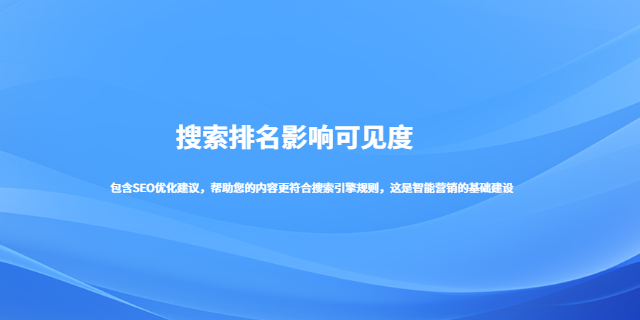 朔州定制化智能營銷方案,智能營銷