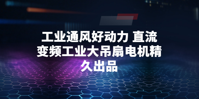 河北低速直流变频工业大吊扇电机成套,直流变频工业大吊扇电机