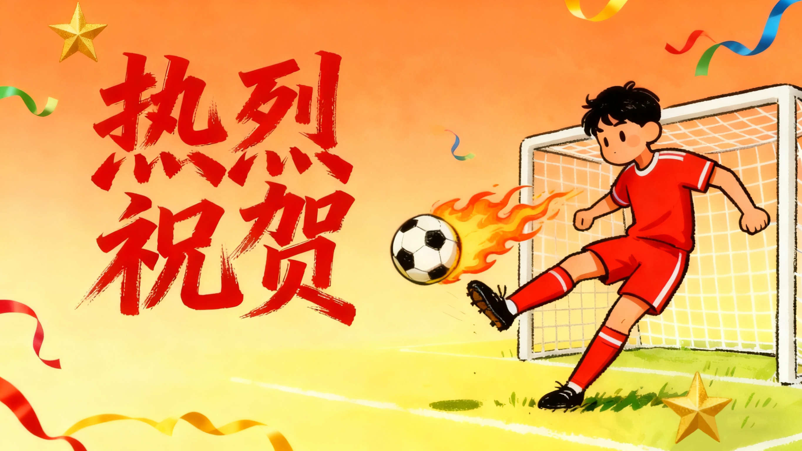 热烈祝贺校友足球队取得佳绩