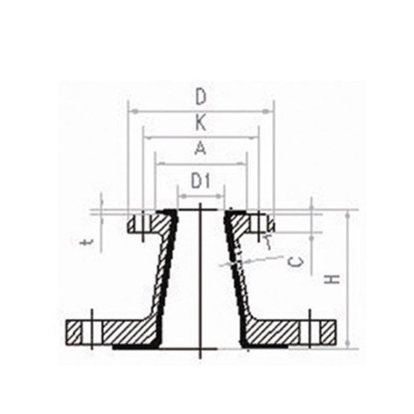 鋼襯四氟異徑管
