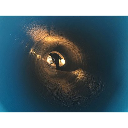 襯塑20米長煙囪