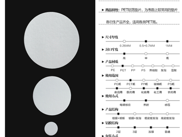 湖北單片式鋁箔封口墊片價錢 杭州新星醫(yī)藥包裝供應(yīng)