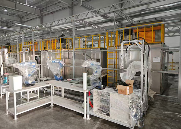 Automobile interior parts flocking production line_Suzhou Mincheng ...