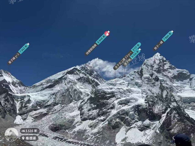 珠峰对讲机,珠穆朗玛峰