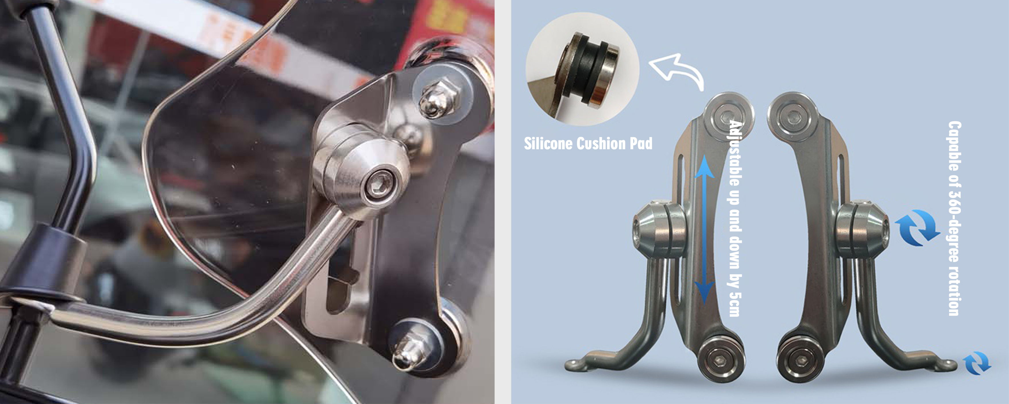 Stainless steel adjustable bracket