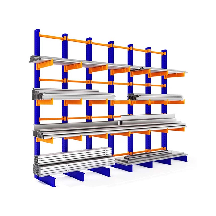 Long Bar Goods Storage Cantilever Rack
