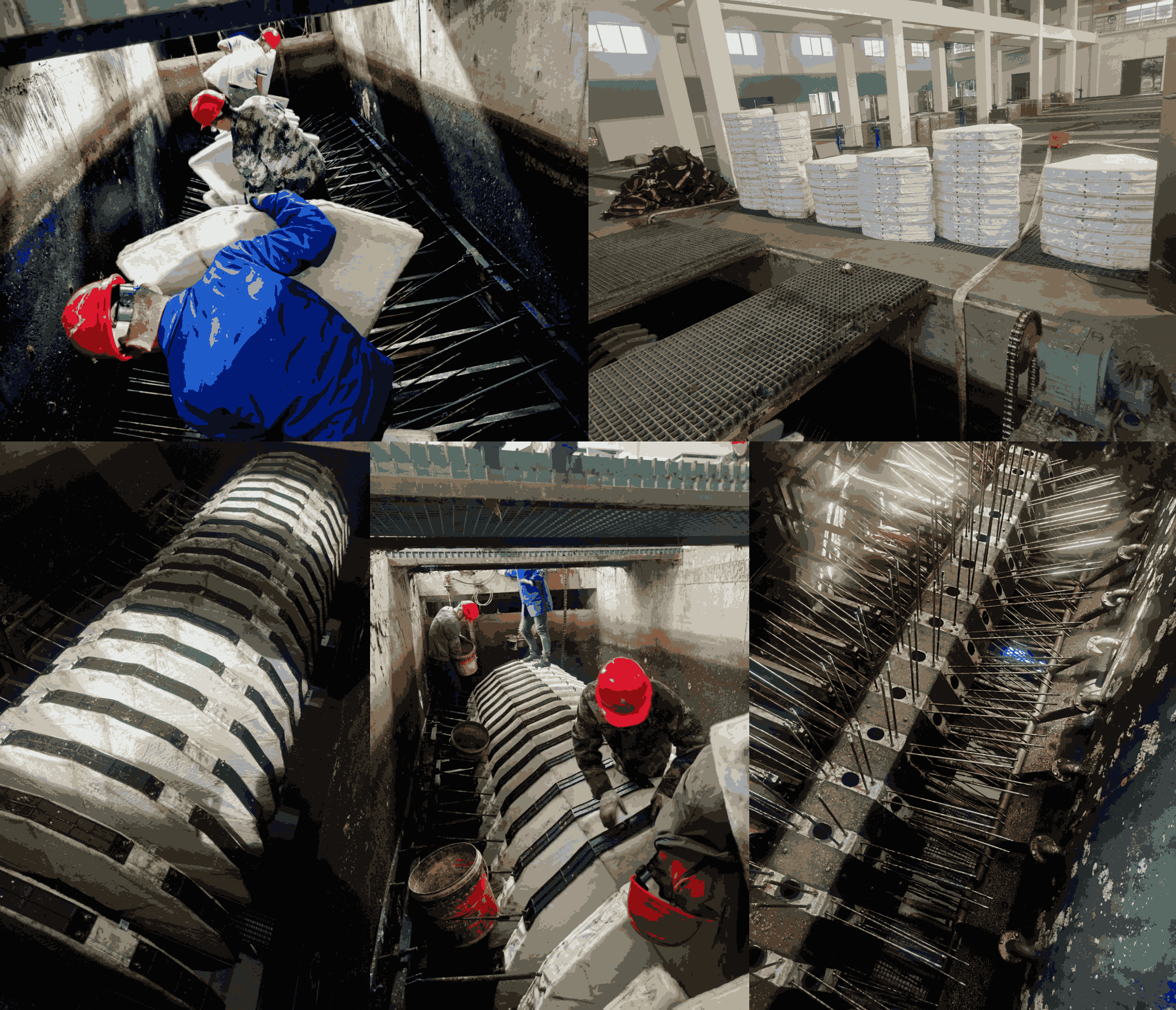 鐵錨環(huán)保助力湖南某水廠濾池?zé)ㄐ拢?920塊濾布升級(jí)+水泵修復(fù)全落地