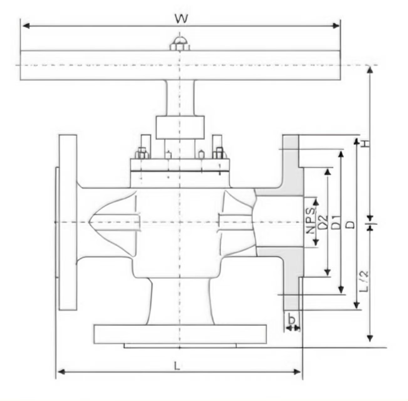 ANSI 2-Way/3-Way Plug Valves