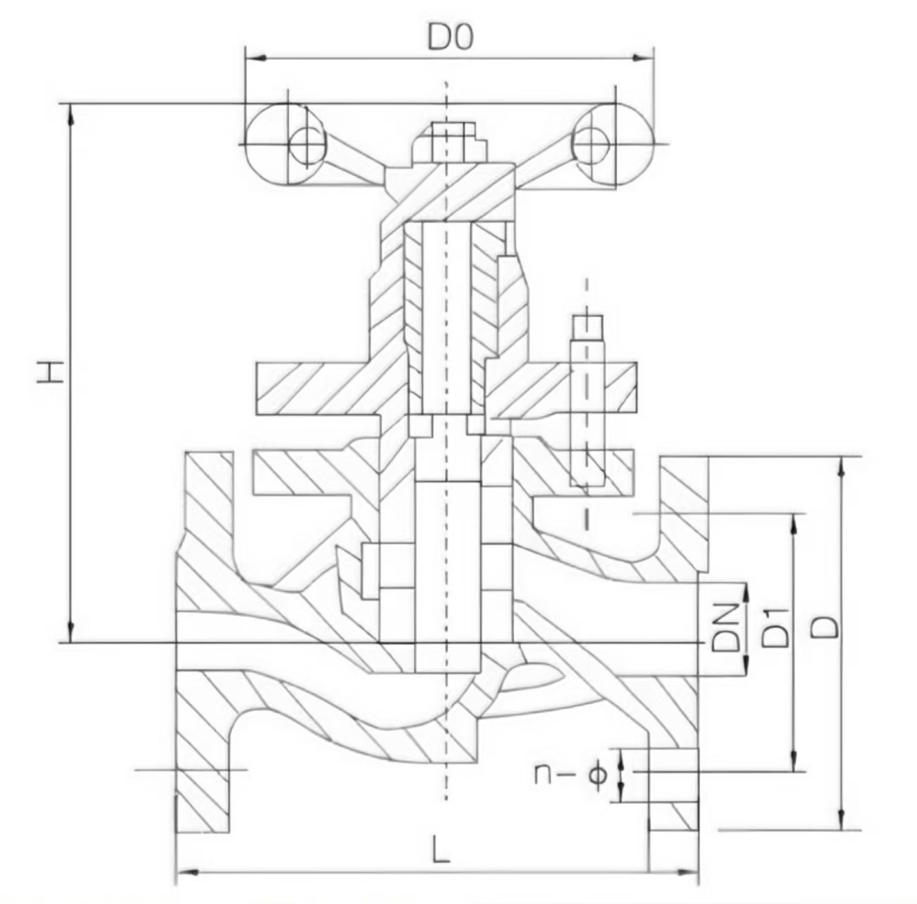 flange plunger valves