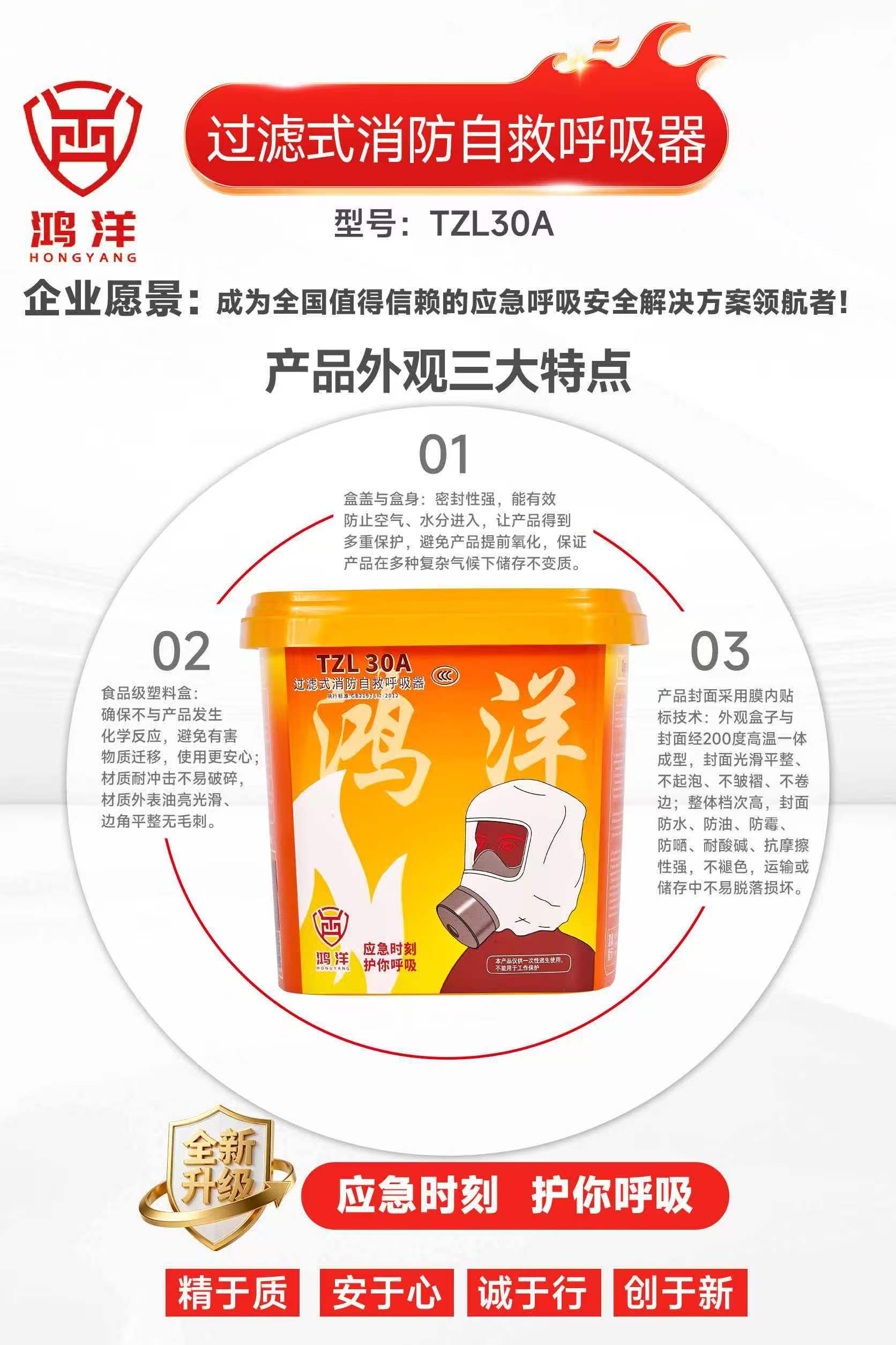 过滤式消防自救呼吸器