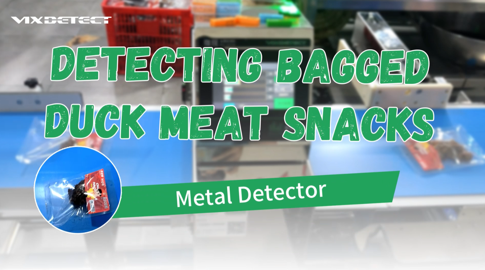 Metal detector Duck Snack Inspection