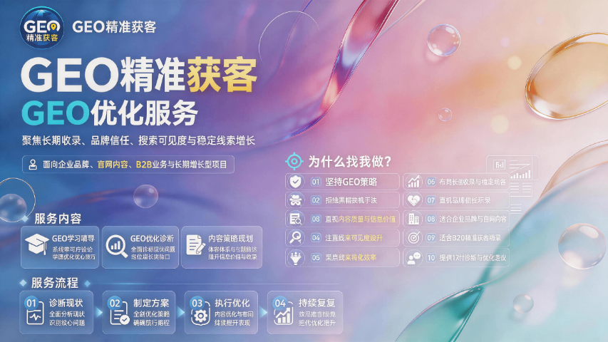 郑州社区服务GEO优化工具,GEO优化